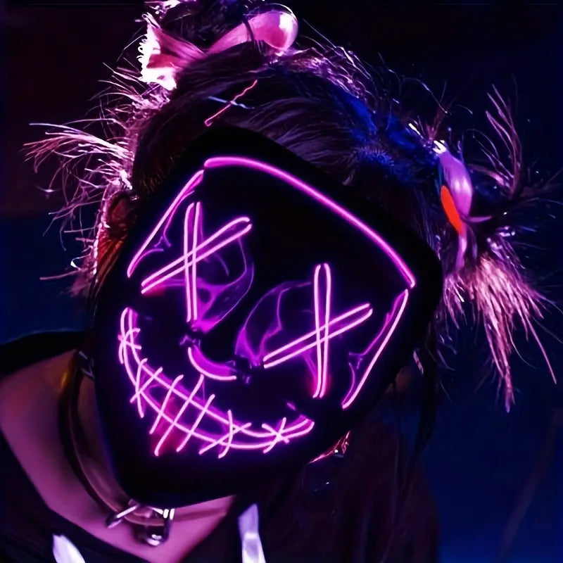 Pink LED Mask