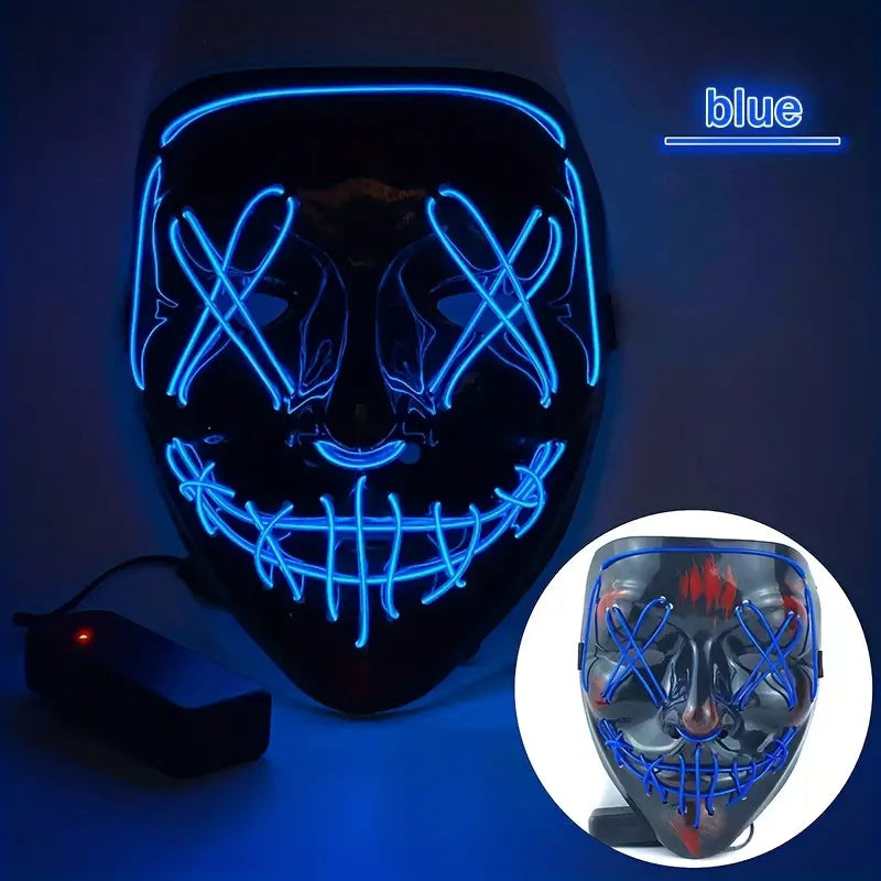 Blue LED Mask