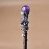 Amethyst Crystal Snake Wand