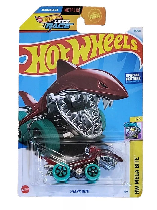 Shark Bite 1/5 #18/250, HW Mega Bite Hot Wheels